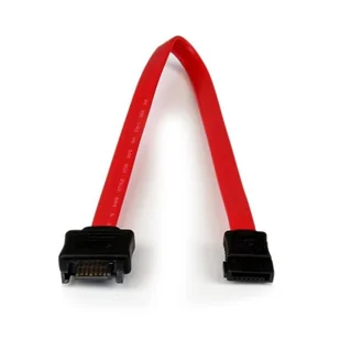 StarTech 0.3m SATA kabel SATA 0,3 m SATA 7-pin Czarny, Czerwony - Kable komputerowe i do monitorów - miniaturka - grafika 1