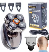 Golarki męskie - GOLARKA MĘSKA AKUMULATOROWA RIWALL RS-01 MASZYNKA DO GOLENIA 5D USBC TRYMER - miniaturka - grafika 1