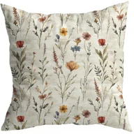 Poszewki na poduszki - POSZEWKA DEKORACYJNA WIOSENNA 45X45 CM JASIEK WIOSNA KWIATY KOLORY WZÓR 393 - miniaturka - grafika 1