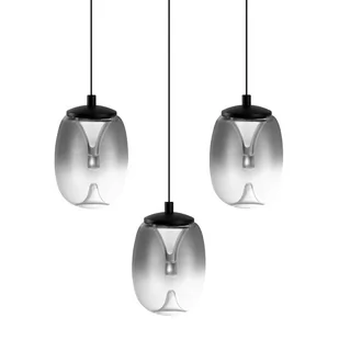 Loftowa lampa wisząca PAMELA AZ6268 Azzardo LED 15W 3000K przydymiona czarna - Lampy sufitowe - miniaturka - grafika 1