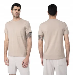 KOSZULKA MĘSKA T-SHIRT 4F BAWEŁNIANY SPORTOWY - Koszulki męskie - miniaturka - grafika 1