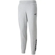Spodnie damskie - Spodnie damskie Puma Power Pants FL szare - miniaturka - grafika 1
