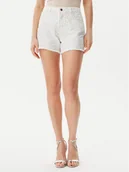 Spodenki damskie - Guess Szorty materiałowe W5GD74D5N91 Niebieski Regular Fit - miniaturka - grafika 1