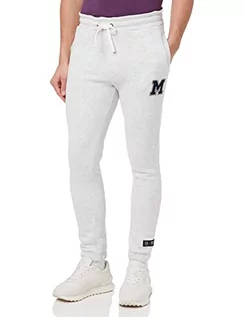 Spodenki męskie - Mexx Męskie spodnie dresowe z małym nadrukiem, Off White Melee, XL - grafika 1