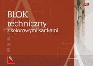 Szkolne artykuły papiernicze - St. Majewski Blok techniczny A3 z kolorowymi kartkami 10 kartek 10 szt. - miniaturka - grafika 1