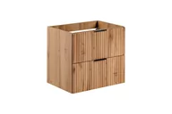 Szafki łazienkowe - Szafka pod umywalkę NIRVANA kolor naturalny brąz hakano - BATHROOM/BTCABINET/COM/NIRVANA/OAK/60 - miniaturka - grafika 1