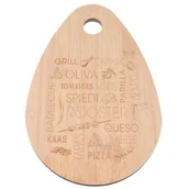 Deski do krojenia - Deska owalna Gordon bambusowa 28 x 18,5 - miniaturka - grafika 1