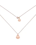 Naszyjniki - Naszyjnik z muszelką z różowego złota - miniaturka - grafika 1