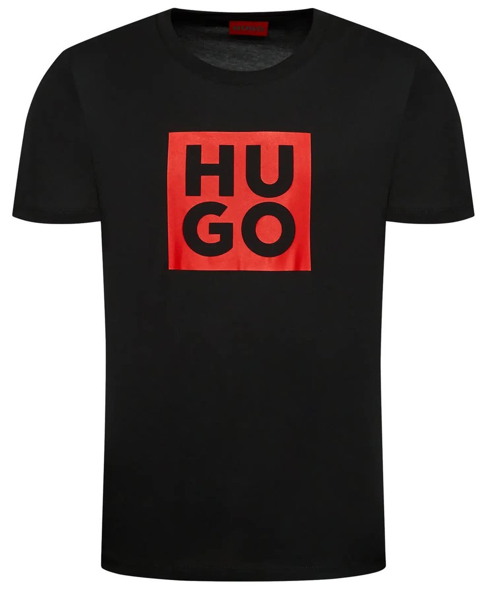 Koszulka z krótkim rękawem HUGO męski T-shirt r. M sportowa bawełniana