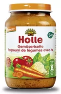 Dania dla dzieci - Holle 8 mc RISOTTO WARZYWNE BEZGLUTENOWE BIO 220 g po 8 miesiącu - miniaturka - grafika 1