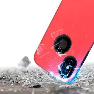 Zizo Sleek Hybrid Cover Etui iPhone Xs / X (Red) - Etui i futerały do telefonów - miniaturka - grafika 5