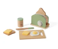 Zabawki AGD - DANTOY Drewniany toster i zestaw śniadaniowy - miniaturka - grafika 1