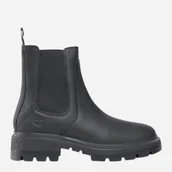 Botki damskie - Sztyblety damskie skórzane Timberland Cortina Valley TB0A5ND70151 38.5 (7.5US) 24.5 cm Czarne (196247147612). Buty za kostkę damskie - miniaturka - grafika 1