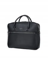 Torby na laptopy - Torba Na Laptopa Męska Aktówka do Pracy 15'' PUCCINI Czarna BLXP0033 1 - miniaturka - grafika 1