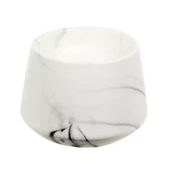 Świece - Intesi Świeca zapachowa Marble S biała - miniaturka - grafika 1