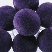 Zestawy biżuterii dla kobiet - Korale zamszowe 16 mm ( 3szt ) Fioletowe - miniaturka - grafika 1