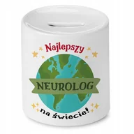 Skarbonki - Dla Neurologa Skarbonka na Urodziny na Prezent z Nadrukiem ze Zdjęciem + Opakowanie na prezent (wzór 01) - miniaturka - grafika 1