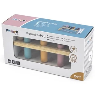 Viga Toys Drewniana Przebijanka Wbijanka Młotek Viga Toys PolarB 44009 - Instrumenty muzyczne dla dzieci - miniaturka - grafika 1