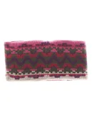 Apaszki i szaliki damskie - Buff Szal-koło w kolorze różowym ze wzorem - 12 x 25,5 cm - miniaturka - grafika 1