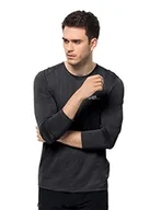 Bluzy męskie - Jack Wolfskin Bluza męska Pack & Go, czarna, XXL (DE) - miniaturka - grafika 1