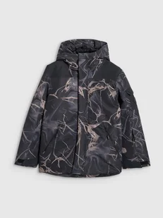 4F Kurtka snowboardowa membrana 8000 chłopięca - multikolor 122 (6-7 lat) - Kurtki i kamizelki sportowe męskie - miniaturka - grafika 1