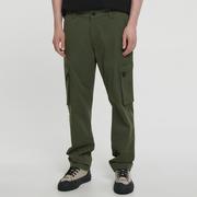 Spodnie sportowe męskie - Cropp - Zielone spodnie straight cargo - Khaki - miniaturka - grafika 1