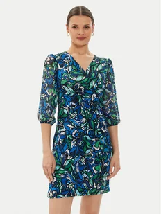 Morgan Sukienka letnia 241-RIMIO Niebieski Slim Fit - Sukienki - miniaturka - grafika 1