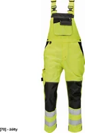 Odzież robocza - CERVA KNOXFIELD REFLEX OGRODNICZKI - spodnie ochronne, materiał hi-vis, 2 odblaskowe taśmamy, elastyczna talia - żółty 56 - miniaturka - grafika 1