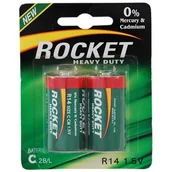 Akumulatory ogólnego zastosowania - Bateria ROCKET R14 2 sztuki - miniaturka - grafika 1