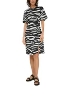 Sukienki - S.OLIVER RED LABEL Sukienka w kolorze biało-czarnym - miniaturka - grafika 1