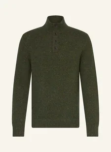 Gant Sweter Dzianinowy Typu Troyer gruen - GANT - Swetry męskie - miniaturka - grafika 1