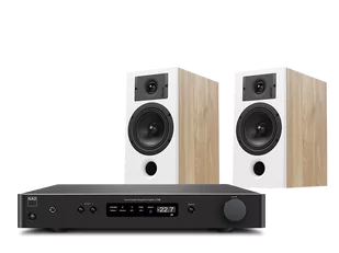 NAD C 338 (czarny) + Diva 3 (dąb) - Zestawy stereo - miniaturka - grafika 1