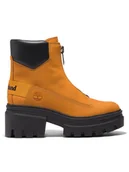 Botki damskie - Timberland Botki Everleigh Boot Front Zip TB0A5YHM2311 Brązowy - miniaturka - grafika 1