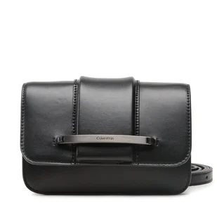 Torebka Calvin Klein Bar Hardware Crossbody K60K610732 Czarny - Torebki damskie - miniaturka - grafika 1