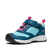 Buty dla chłopców - KEEN Skua Waterproof, Sneakers, Reef Waters/Rouge Red, 31 EU, Reef Waters Rouge Red, 40 - miniaturka - grafika 1