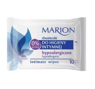 Chusteczki do higieny intymnej - Marion Chusteczki do higieny intymnej Hypoalergiczne 1op-10szt - miniaturka - grafika 1