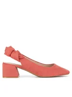 Sandały damskie - Clara Barson Sandały LH2002-2 Czerwony - miniaturka - grafika 1