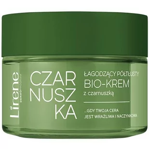 Lirene Łagodzący Półtłusty BIO-Krem z czarnuszką - Kremy do twarzy - miniaturka - grafika 1
