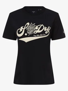Superdry - T-shirt damski, niebieski - Koszulki i topy damskie - miniaturka - grafika 1