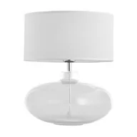 Lampy stojące - Argon Lampa stołowa SEKWANA 3051 1pł Chrom przezroczysty biały - miniaturka - grafika 1