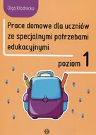 Pedagogika i dydaktyka - Kłodnicka Olga Prace domowe dla uczniów ze specjalnymi.. Poziom 1 - miniaturka - grafika 1