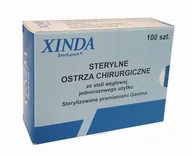 Apteczki i materiały opatrunkowe - Zarys, Ostrza chirurgiczne XINDA nr 22, 100szt. - miniaturka - grafika 1