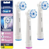 Końcówki do szczoteczek elektrycznych - Oral-B Braun EB60 Sensitive Ultrathin GŁÓWKA 3szt - miniaturka - grafika 1
