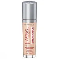Podkłady do twarzy - Rimmel Lasting Finish Breathable Podkład do Twarzy 010 Light Porcelain RIM-2927 - miniaturka - grafika 1