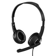 Słuchawki - Hama Essential HS 300 czarne (S-MC-829-ALIEN) - miniaturka - grafika 1