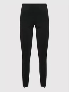 Spodnie damskie - Calvin Klein Curve Spodnie materiałowe Inclusive Tech K20K203706 Czarny Regular Fit - grafika 1