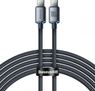 Kabel USB Baseus USB-C - USB-C 2 m Czarny (baseus_20220112122938) - Kable USB - miniaturka - grafika 1