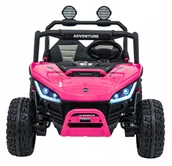 Pojazdy elektryczne dla dzieci - Auto na akumulator Buggy SPEEDY 4x4 Różowy 4x200W - miniaturka - grafika 1