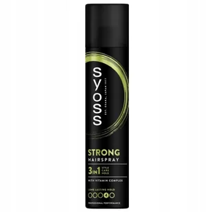 Syoss Strong lakier do włosów z kompleksem witamin 300ml - Kosmetyki do stylizacji włosów - miniaturka - grafika 1