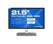 Monitory - JAPANNEXT JN-IPS2152FHDR-C65W-FLD-T 21,5" FHD LED Ekran dotykowy Szary - miniaturka - grafika 1